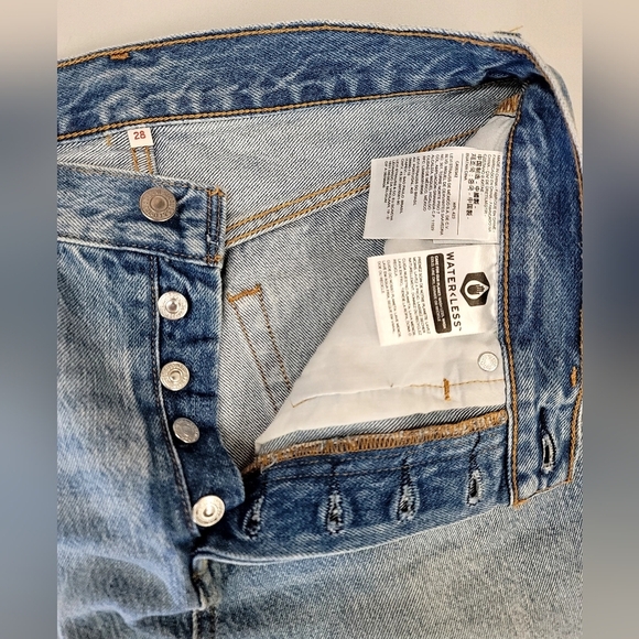 Lévis Denim Raw hem skirt Big E - Picture 10 of 13